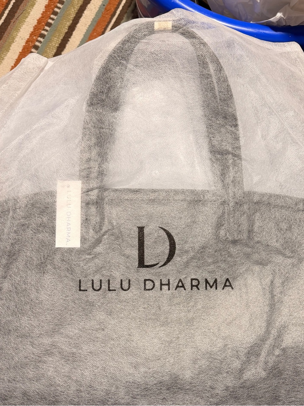 Lulu Dharma Black Tote Bag - Elegant Everyday Carry